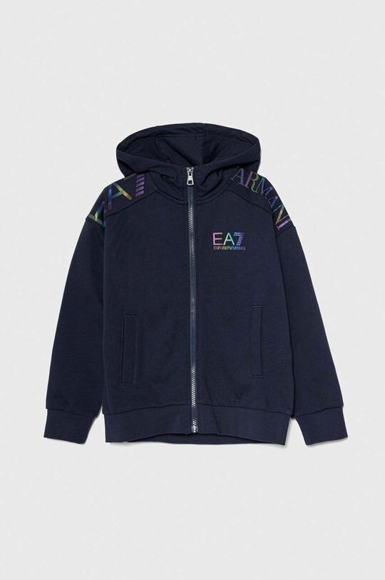

Детская толстовка EA7 Emporio Armani, темно-синий