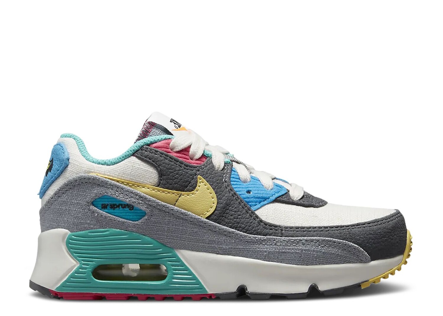 

Кроссовки Nike Air Max 90 Ps 'Air Sprung - Iron Grey', серый