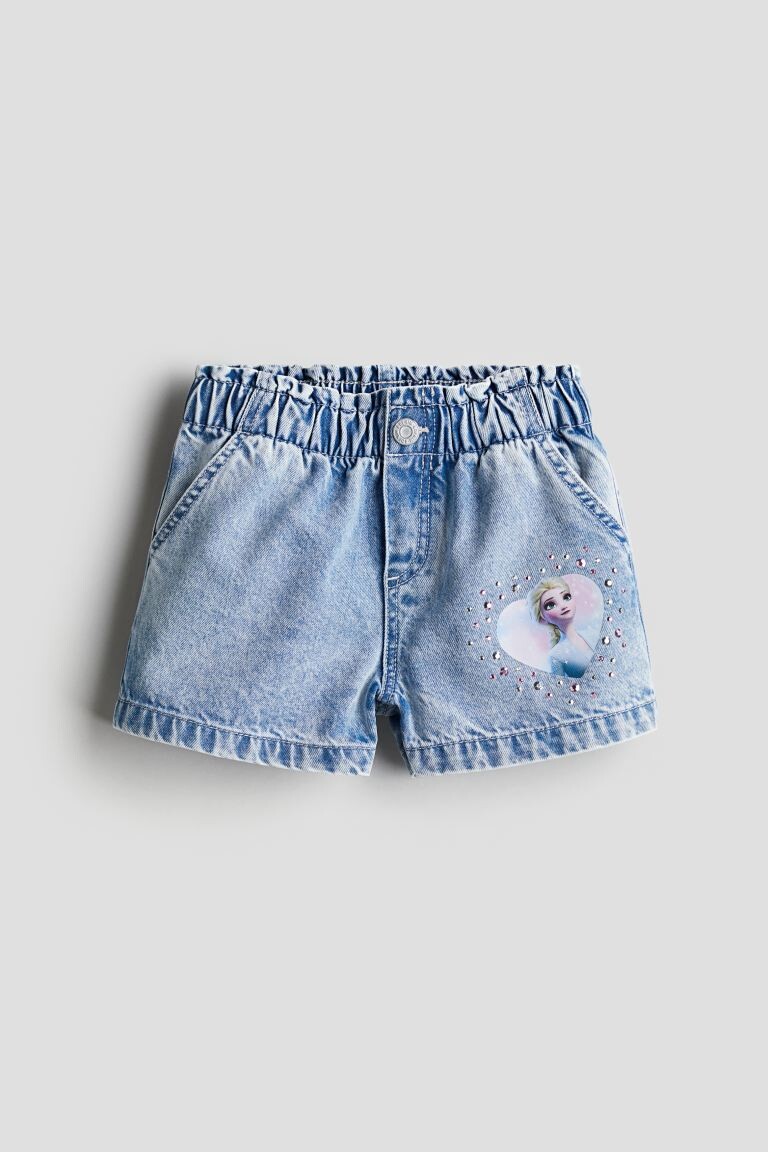 

Джинсовые шорты свободного кроя H&M, синий