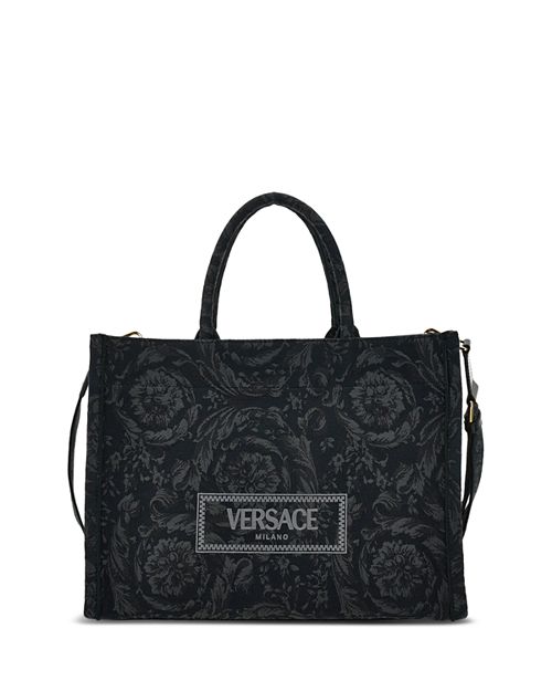 Большая сумка-тоут Athena Versace, цвет Black