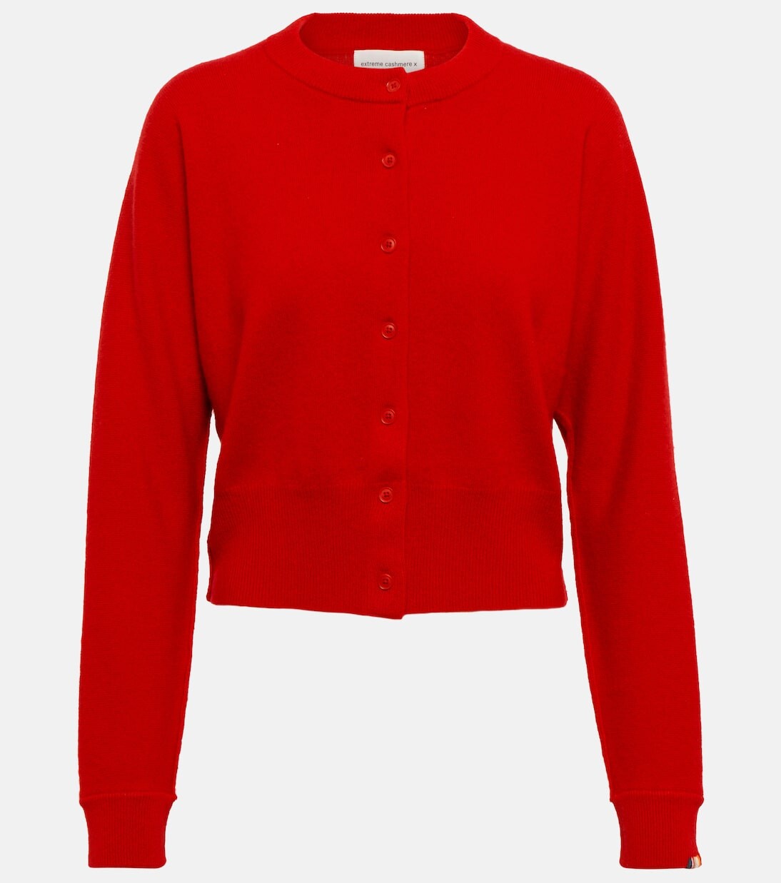 

Укороченный кардиган из смесового кашемира n°257 Extreme Cashmere, красный