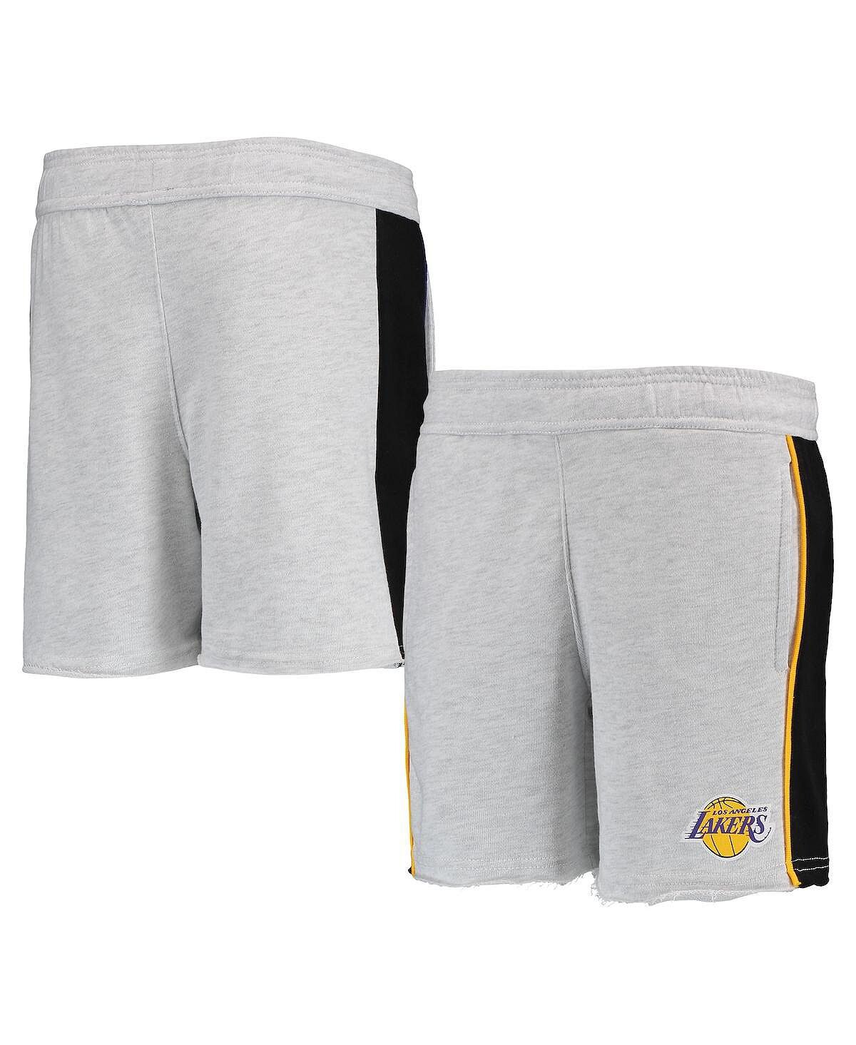 

Серые шорты с вингбэком Big Boys Los Angeles Lakers Outerstuff, Серый