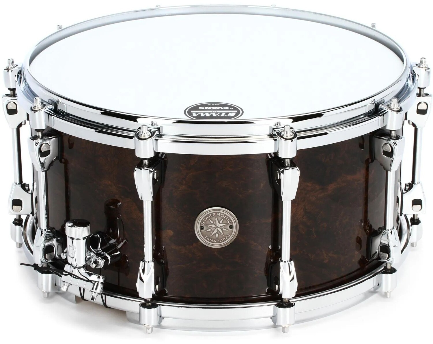 

Малый барабан Tama Starphonic Walnut — 7 x 14 дюймов — капа глянцевого черного ореха