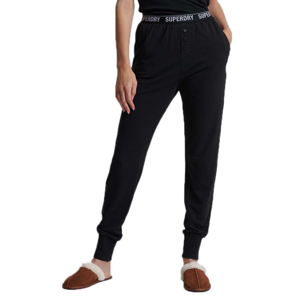 

Брюки Superdry PJ Pajamas Long, черный