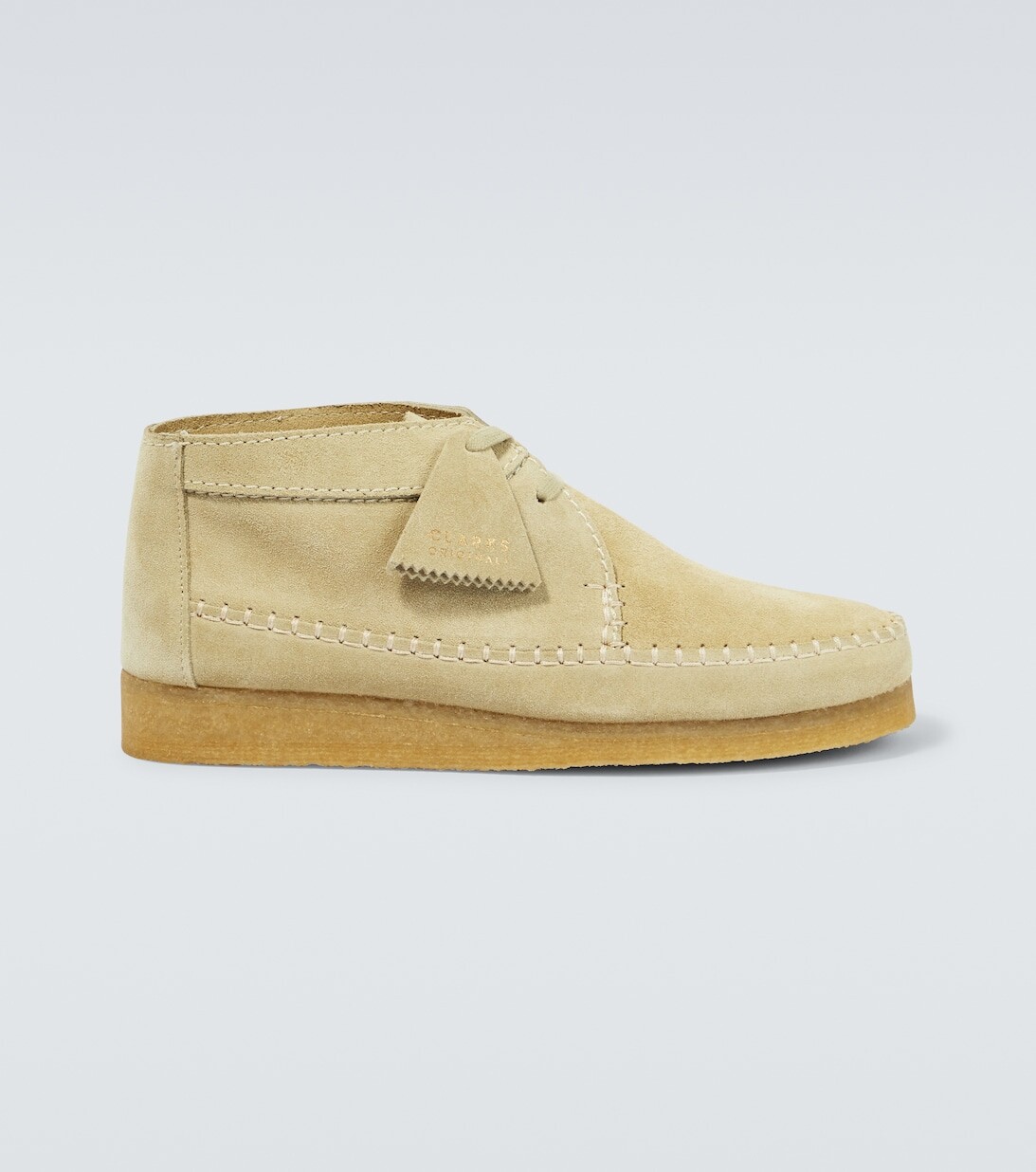 

Замшевые ботинки Weaver Wallabee Clarks Originals, бежевый