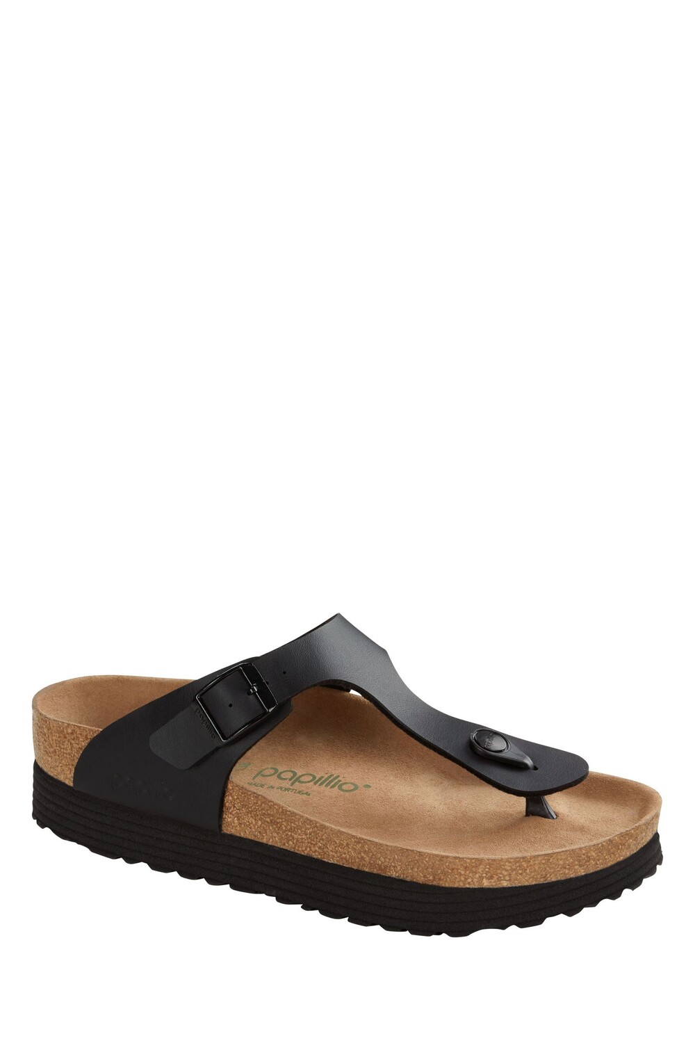 

Черные веганские босоножки на платформе Papillio Gizeh Birkenstock, черный