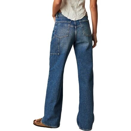 

Брюки Tinsley Baggy с высокой посадкой - женские Free People, цвет Hazy Blue