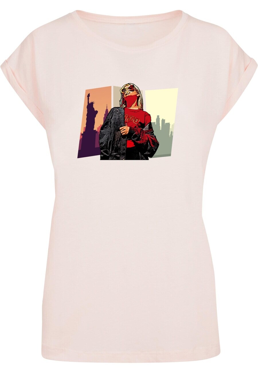 

Футболка Merchcode GRAND RED GIRL, светло-розовый