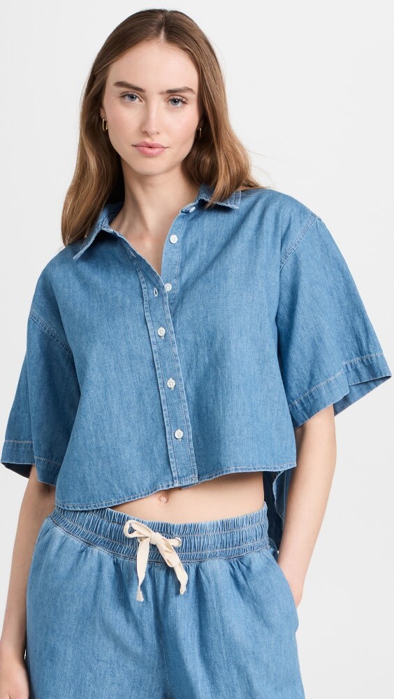 

Рубашка FRAME Cropped Oversized