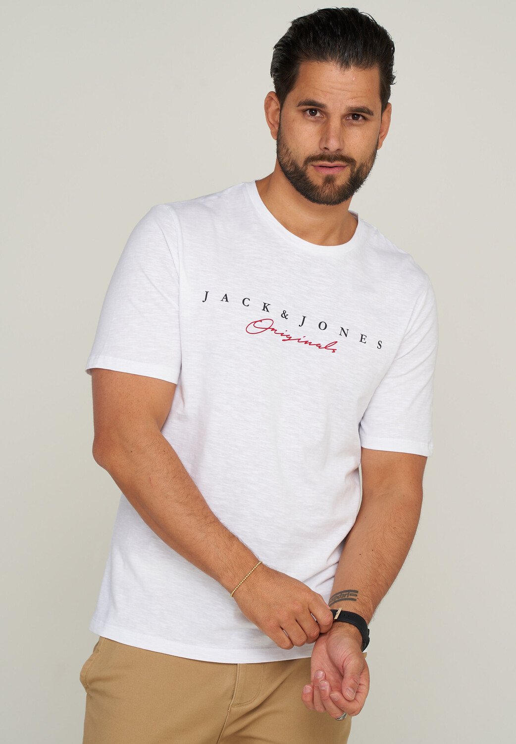 

Футболка Jack & Jones JJHARRISON TEE SS CREW NECK, цвет Bright White