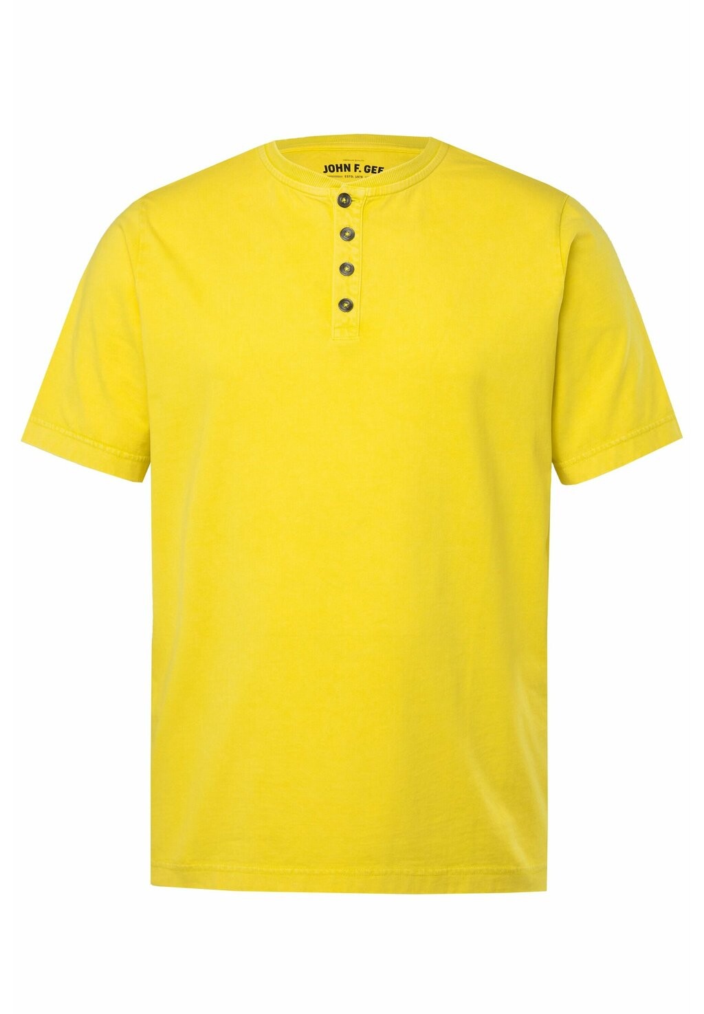 

Базовая футболка HENLEY John F. Gee, желтый