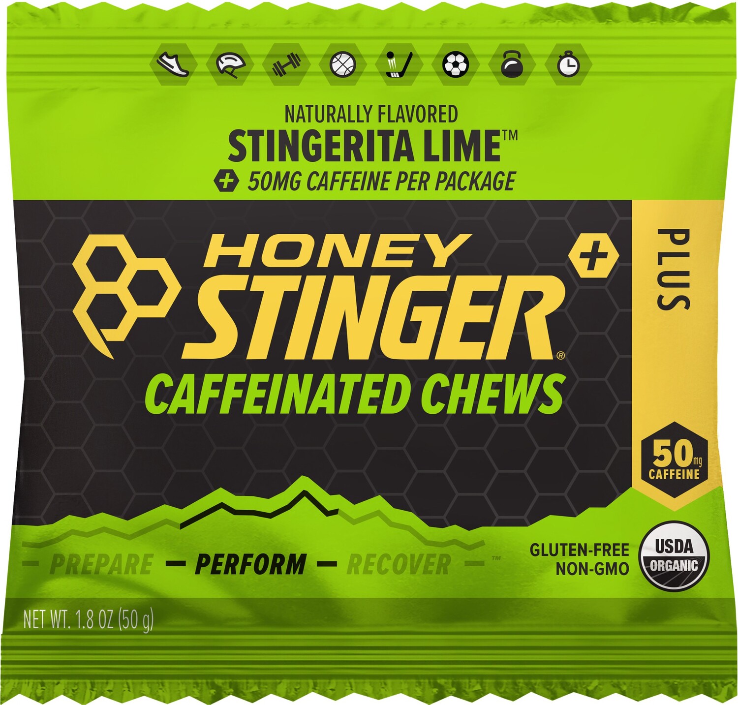 

Жевательные конфеты с кофеином Honey Stinger