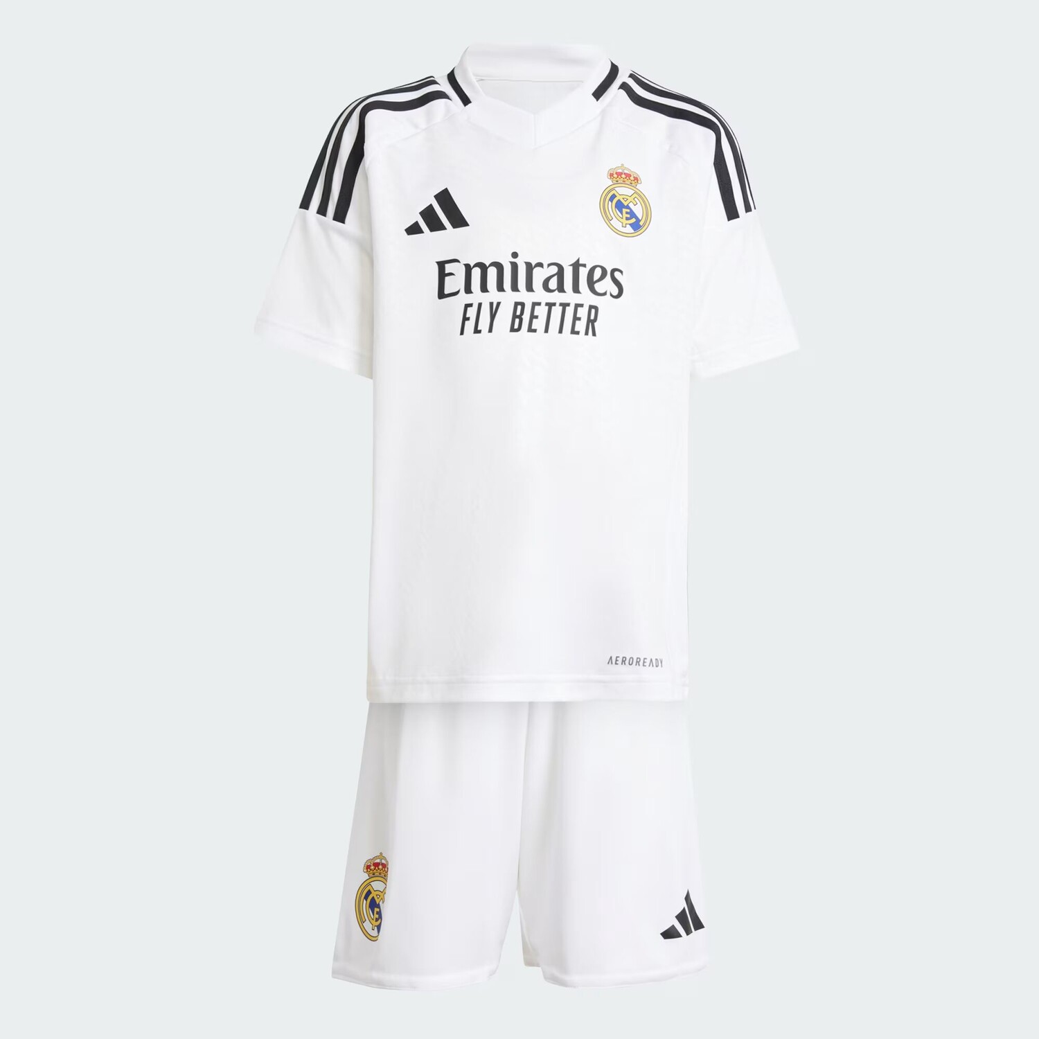 

Домашняя мини-форма Реал Мадрид 24/25, детская Adidas, White