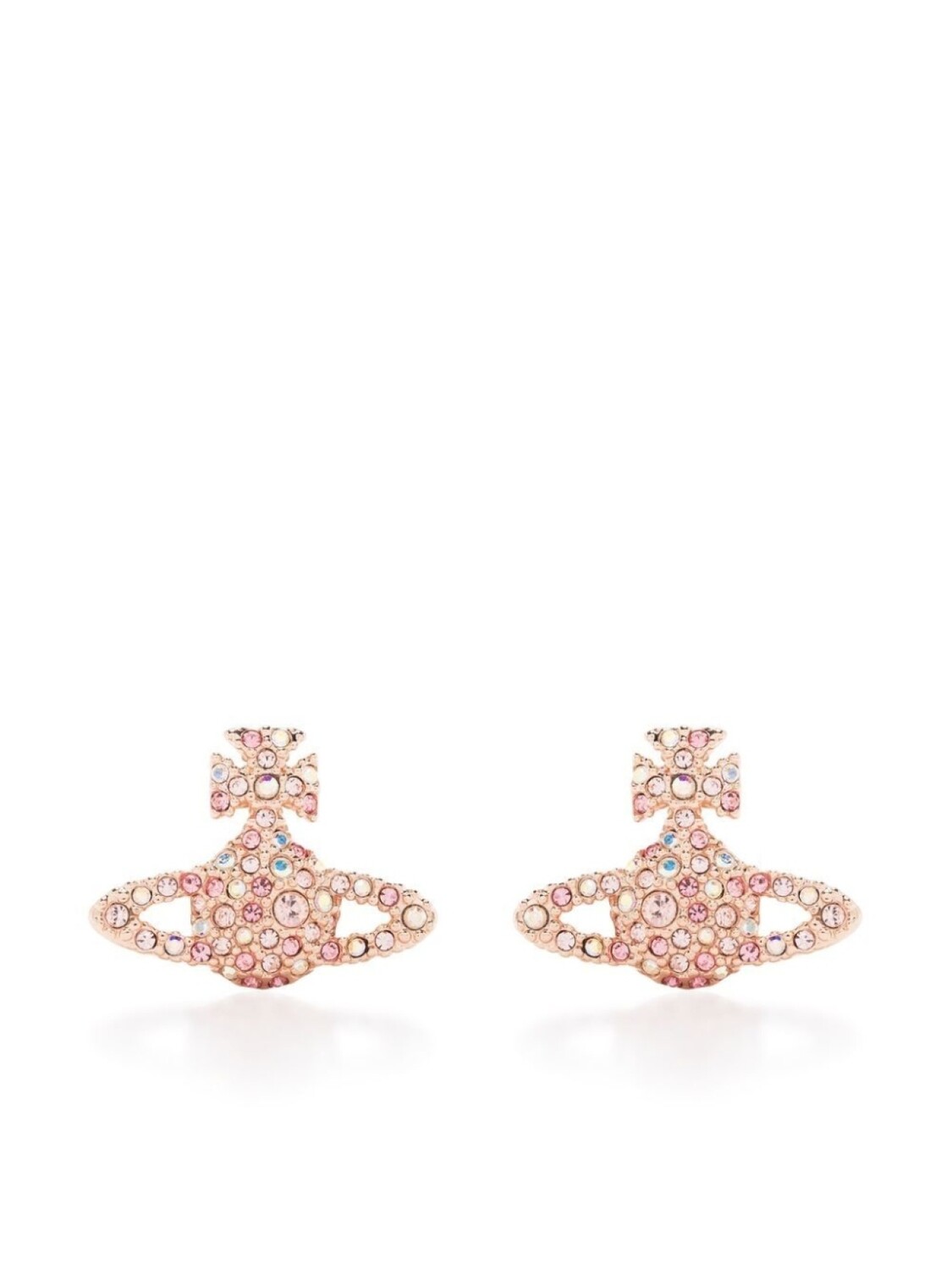 

Серьги-гвоздики с декором Orb Vivienne Westwood, розовый