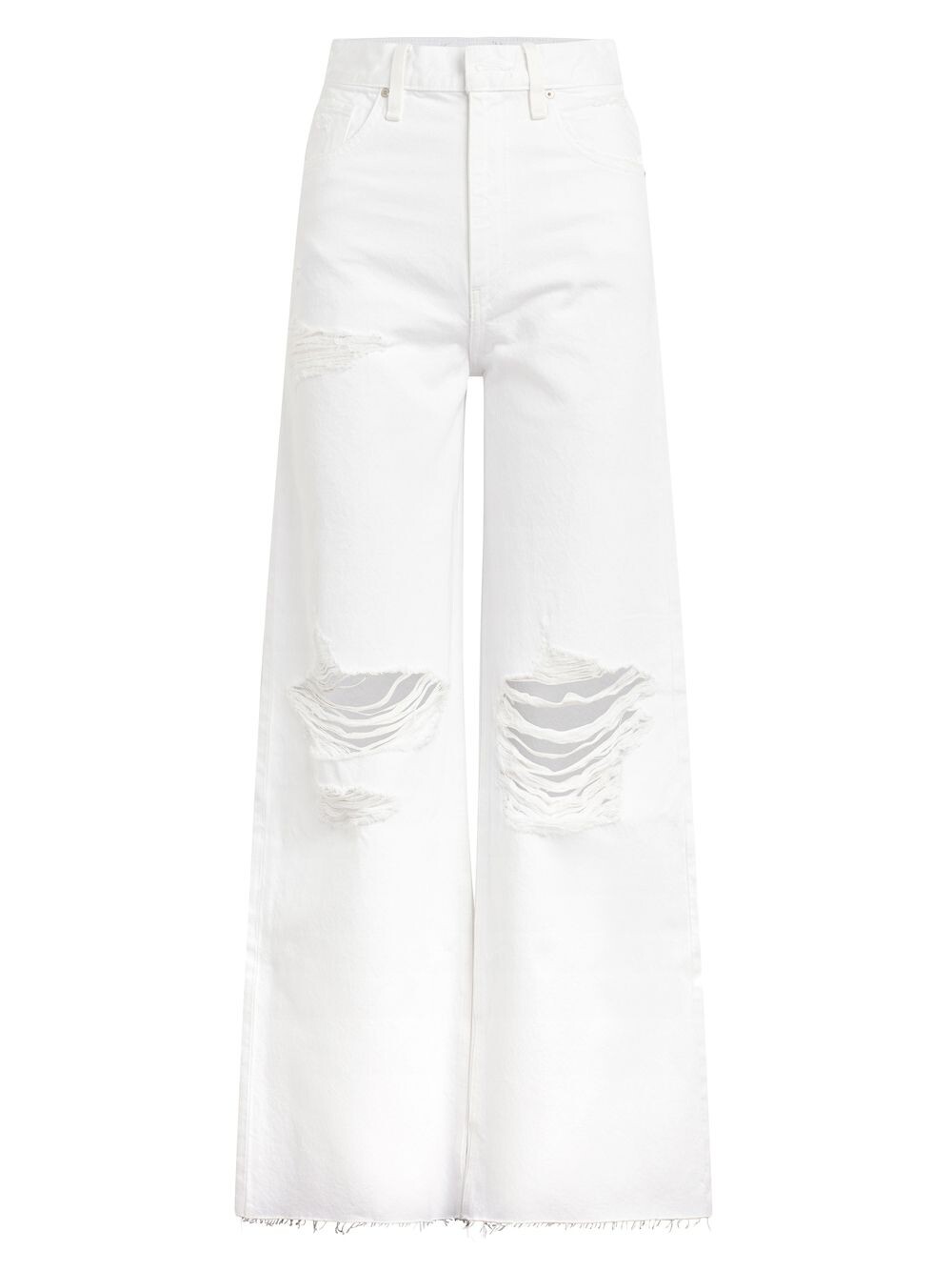 

Джинсы широкого кроя James с эффектом потертости Hudson Jeans, белый