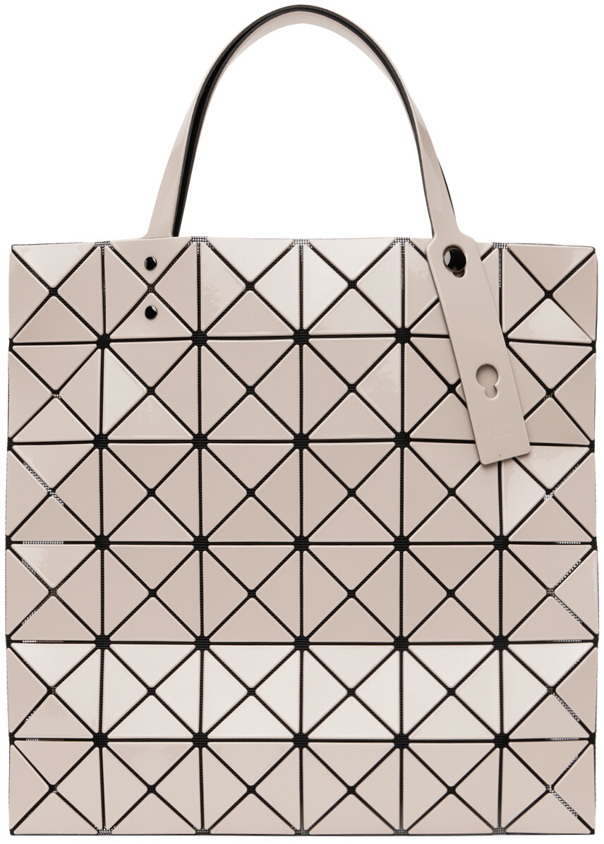 

Бежевая матовая сумка-тоут Lucent BAO BAO ISSEY MIYAKE
