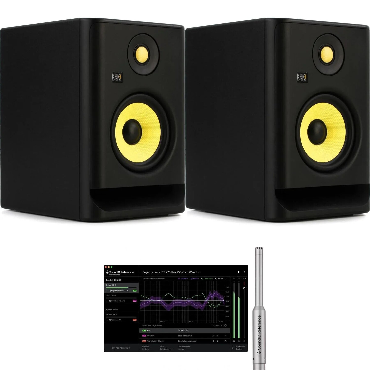 

KRK ROKIT 5 G4 5-дюймовый активный студийный монитор и комплект программного обеспечения для калибровки