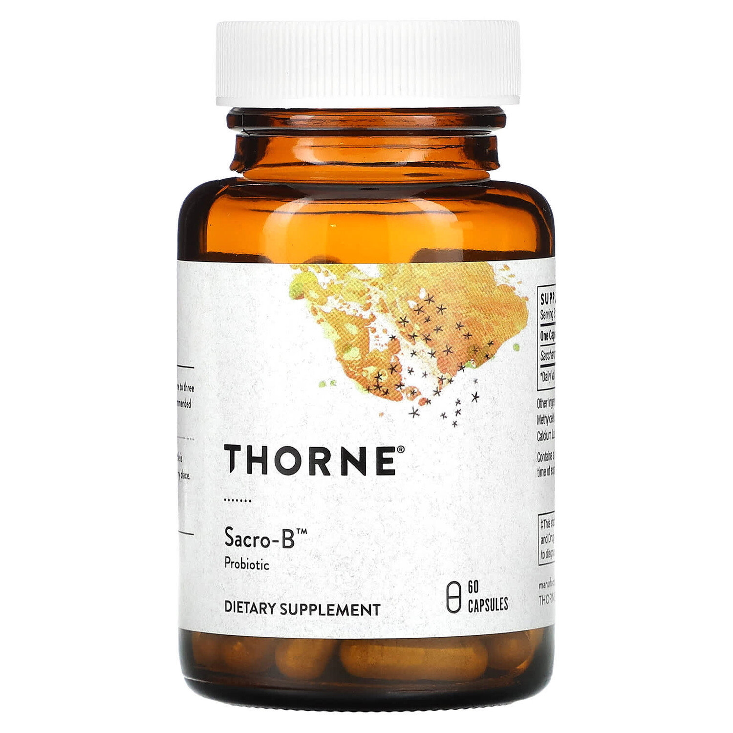 

Sacro-B, пробиотик, 60 капсул, Thorne