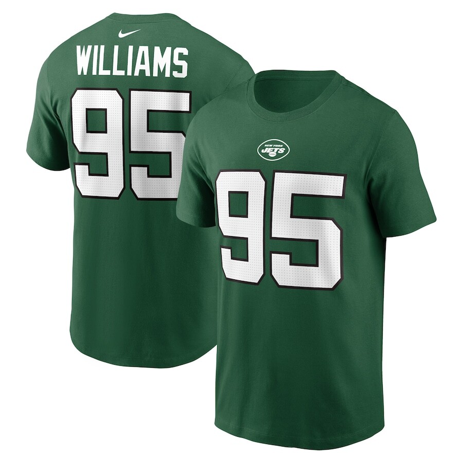 

Футболка с именем и номером Nike New York Jets, зеленый