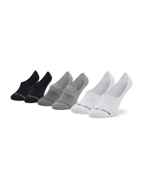 Комплект из 3 мужских носков-кроссовок Dc, белый