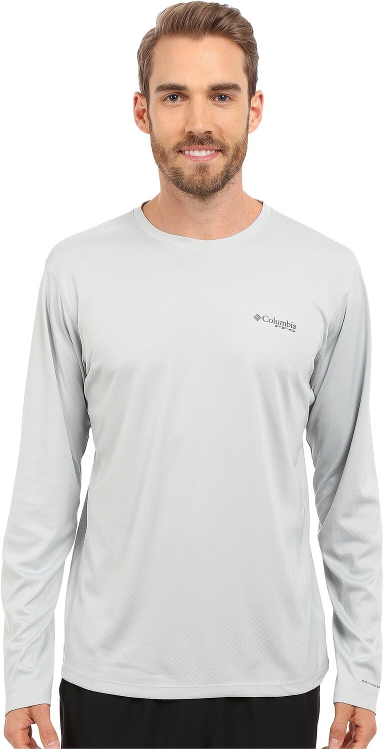 

Рубашка Columbia PFG ZERO Rules L/S Shirt, цвет Cool Grey