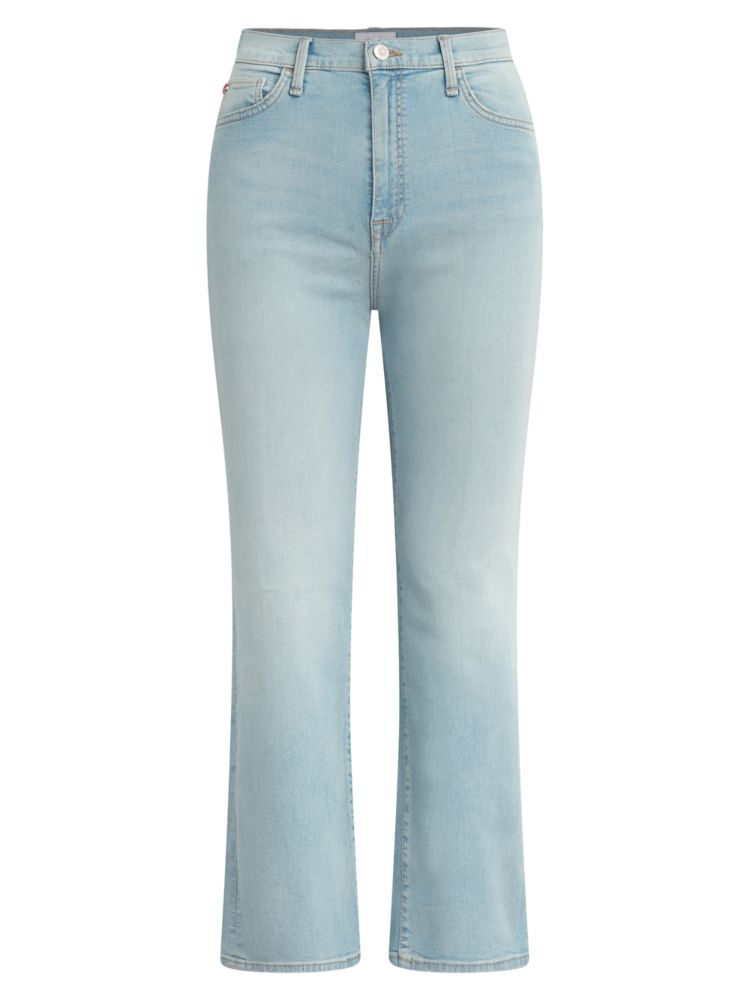 Укороченные прямые джинсы Noa с высокой посадкой Hudson, синий цена и фото