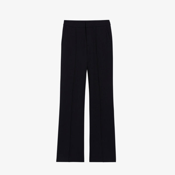 

Прямые брюки Piny из эластичной ткани с высокой посадкой Claudie Pierlot, цвет bleus