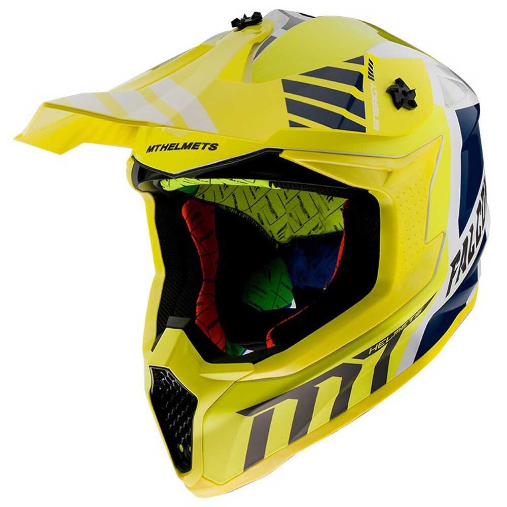 

Шлем для мотокросса MT Helmets Falcon Warrior, разноцветный