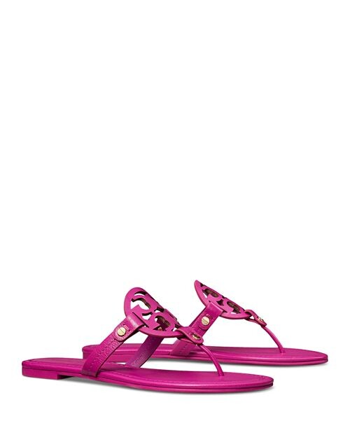 

Женские шлепанцы Miller без шнуровки Tory Burch, цвет Pink