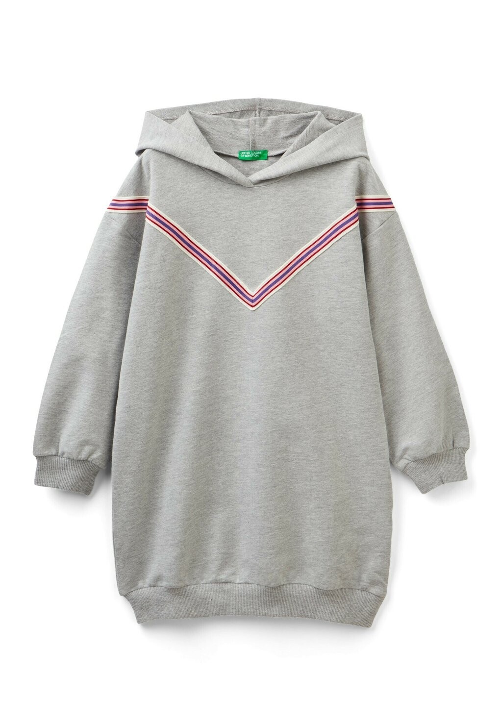 

Летнее платье With Hood United Colors of Benetton, цвет grey