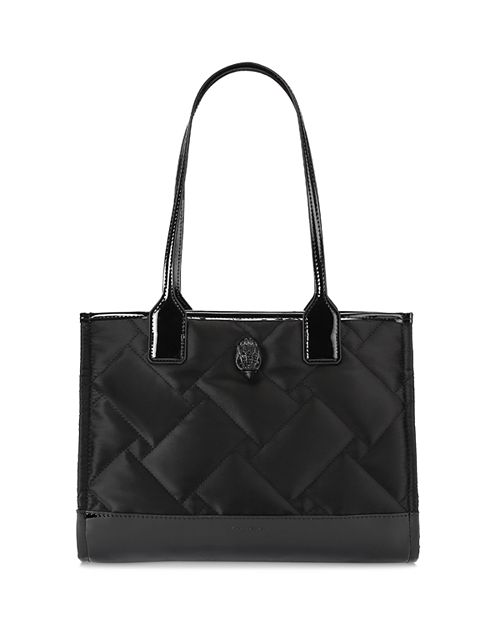 цена Квадратная сумка-тоут для покупок из переработанных материалов KURT GEIGER LONDON, цвет Black