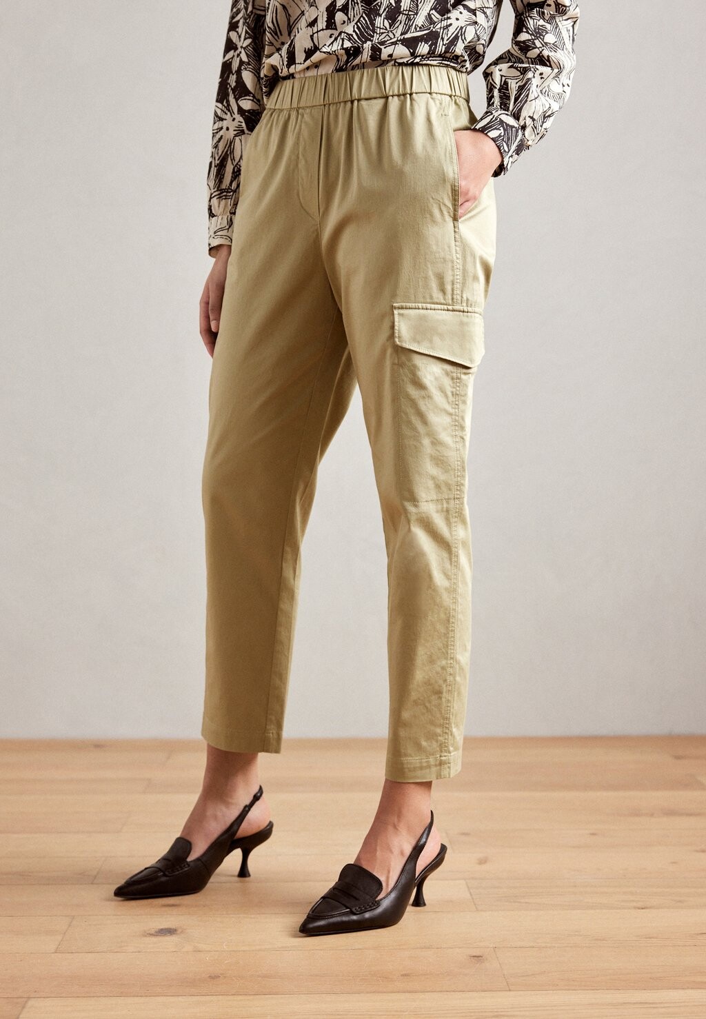 

Брюки-карго PULL-ON PANTS ANKLE LENGTH MODERATE BARREL LEG Marc O'Polo, цвет steamed sage