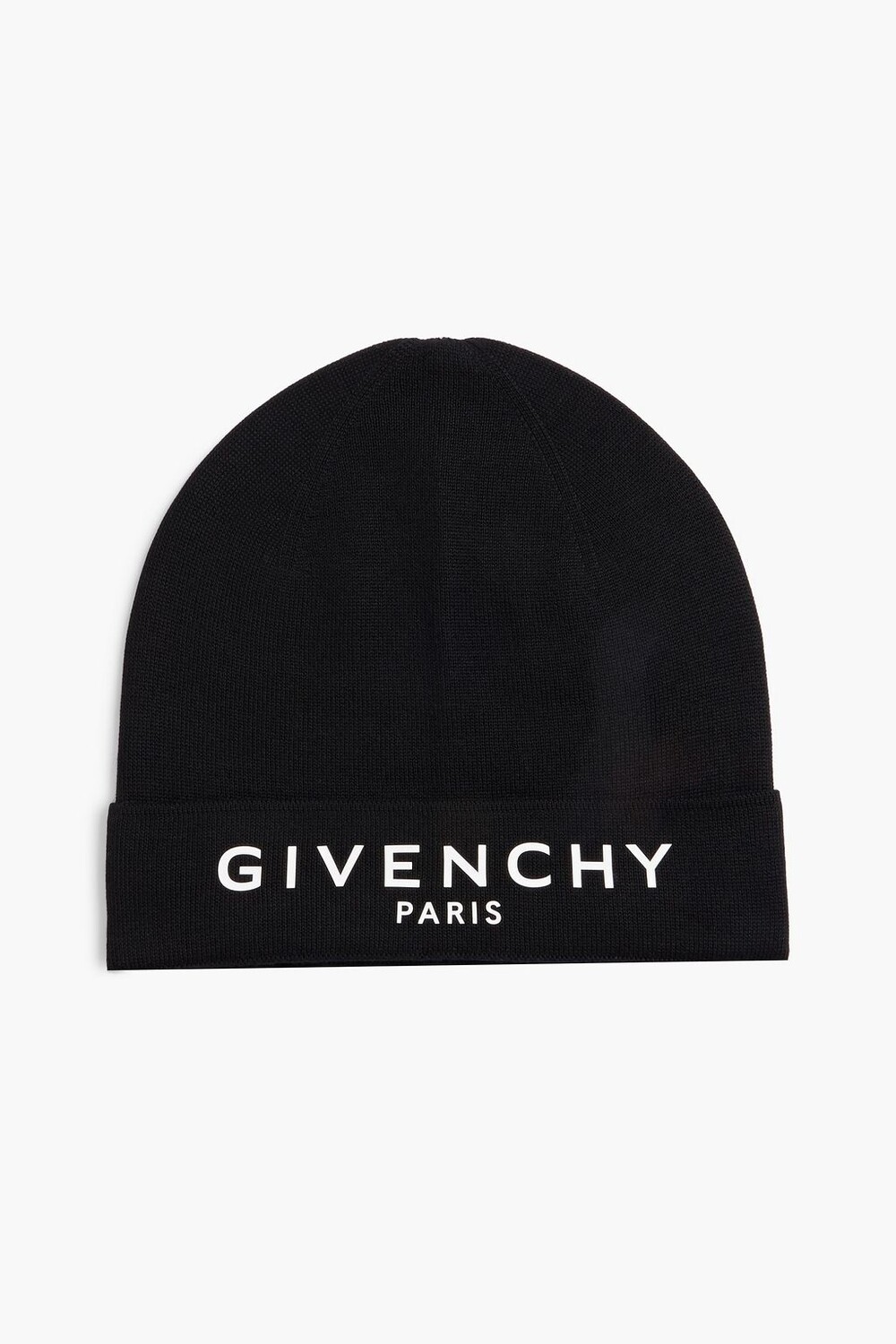 

Шапка из хлопка и кашемира с принтом GIVENCHY, черный
