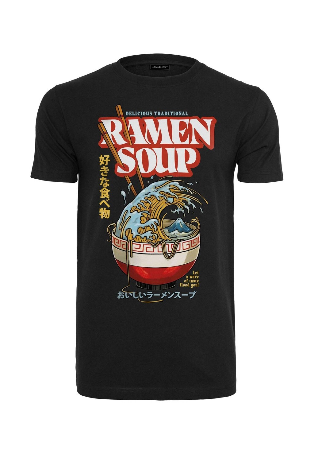 

Футболки с принтом RAMEN SOUP TEE Mister Tee, черный