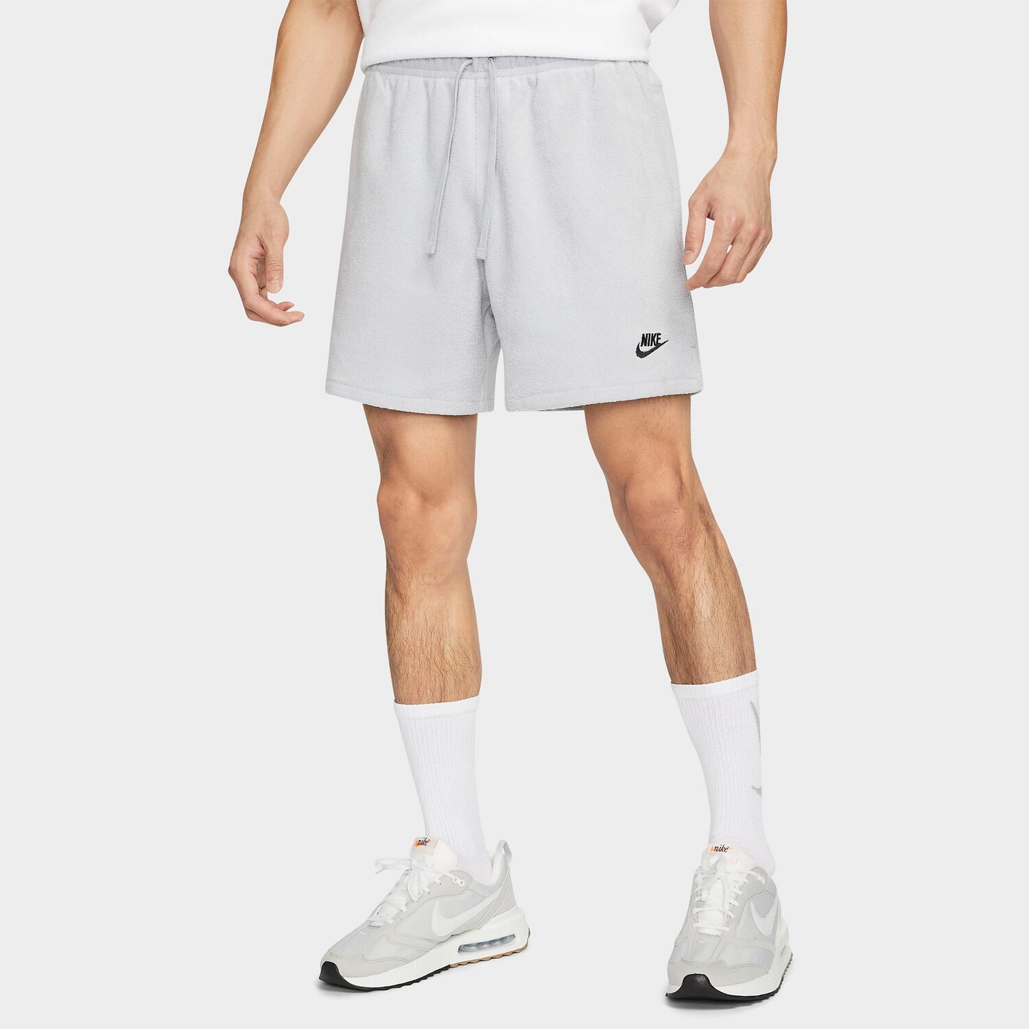 

Мужские флисовые махровые шорты Nike Club, серый