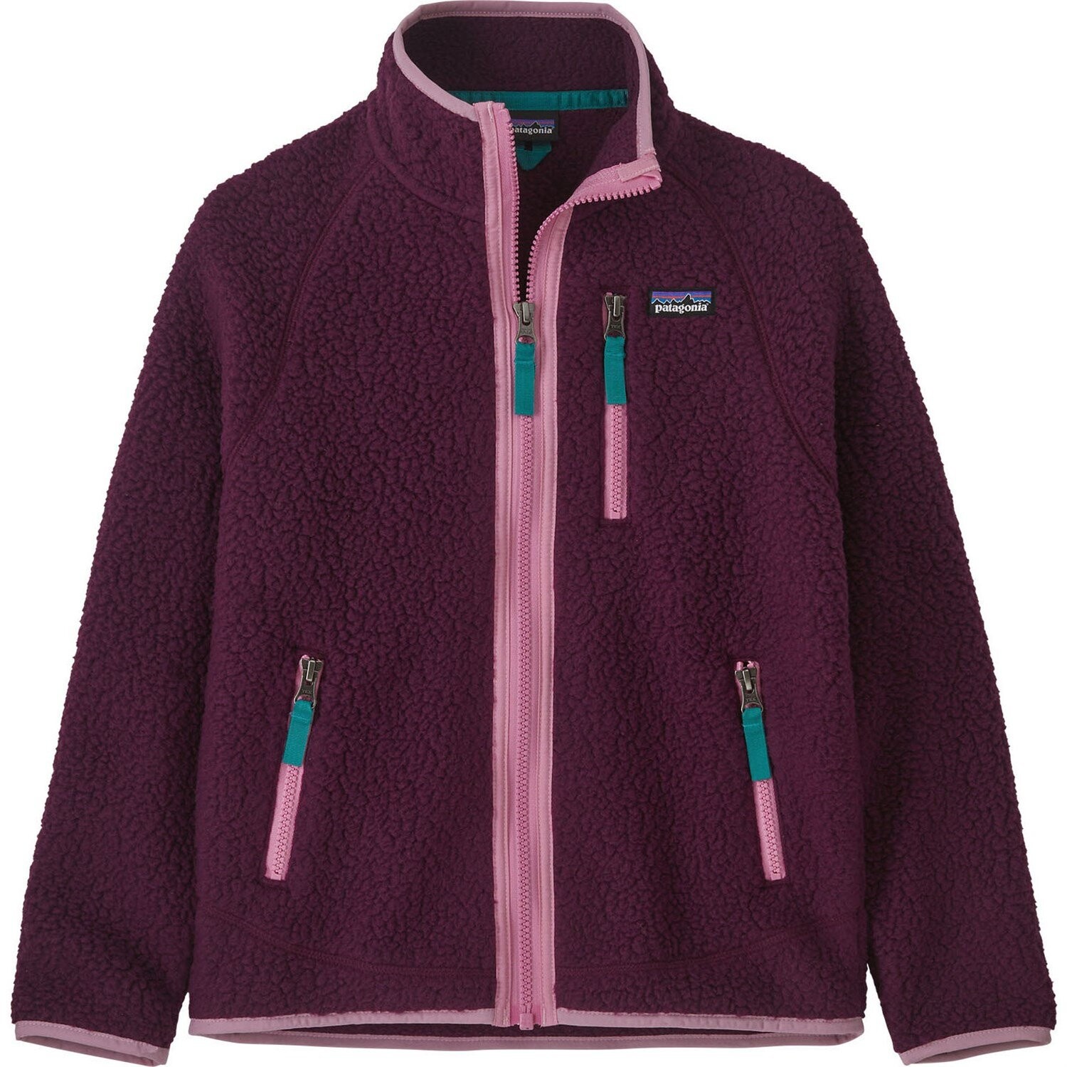Куртка детская Patagonia Retro Pile Fleece, цвет Night Plum
