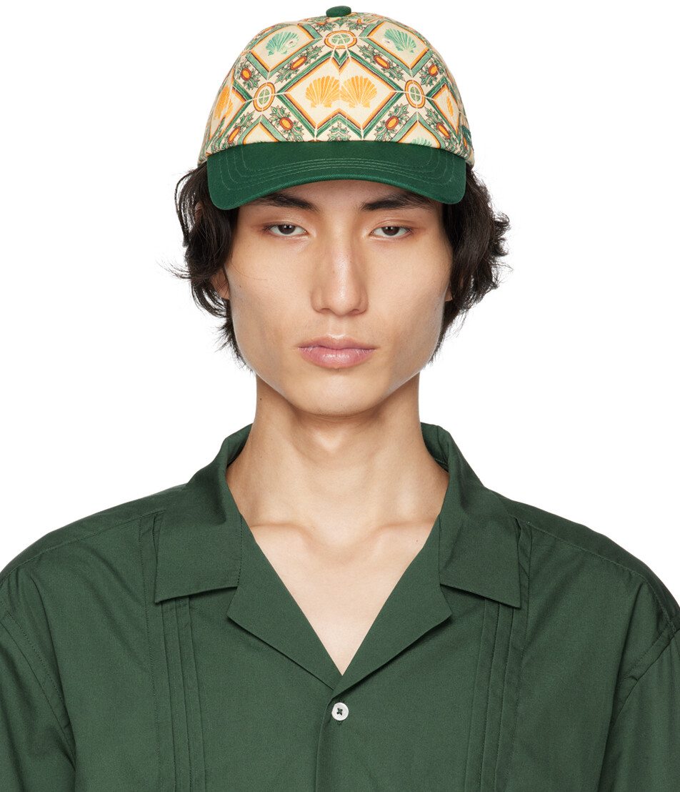 

Зелено-желтая кепка La Casquette Coquillage Drole De Monsieur