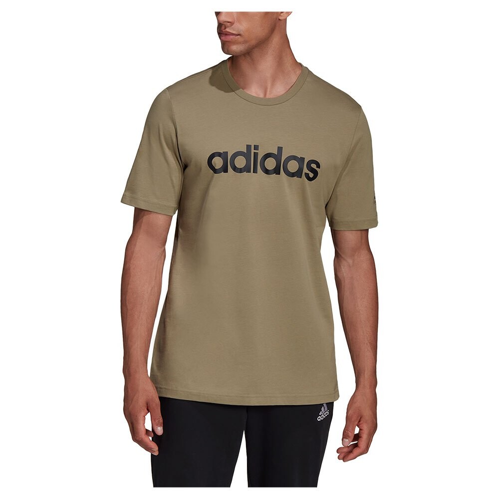 

Футболка adidas Sportswear Linear SJ, коричневый