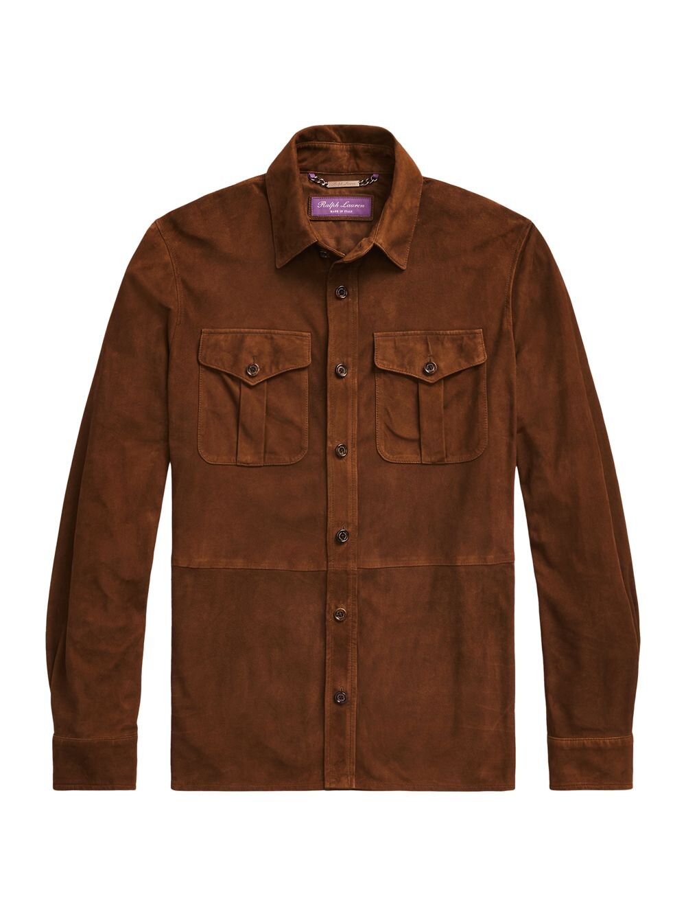 

Замшевая куртка Barron Ralph Lauren Purple Label, коричневый