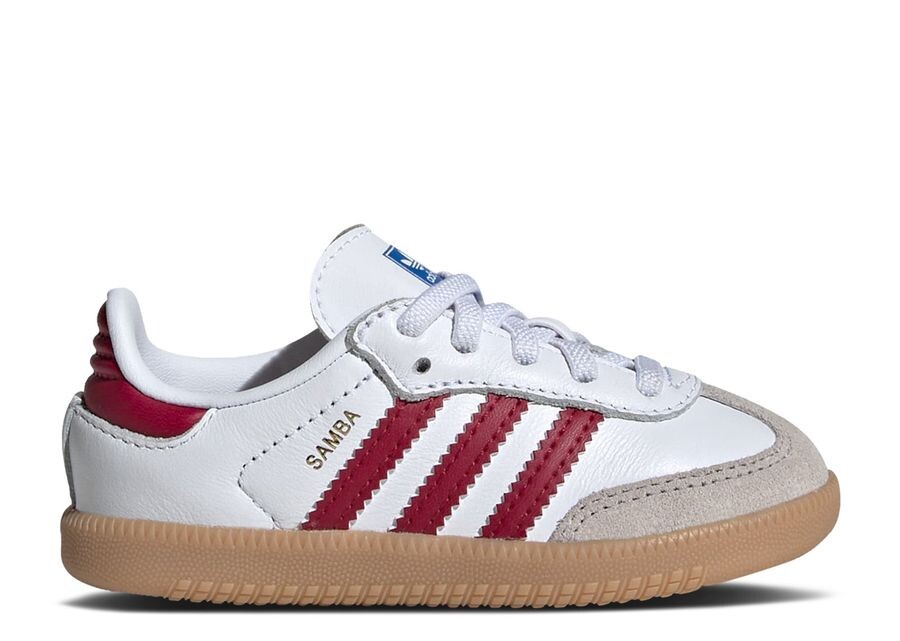 

Кроссовки adidas Samba Og I 'White Collegiate Burgundy Gum', белый