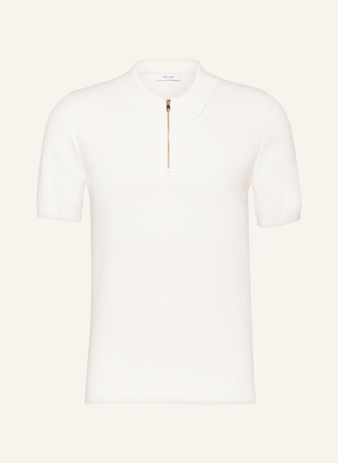 

Рубашка поло REISS Strick FIZZ, белый
