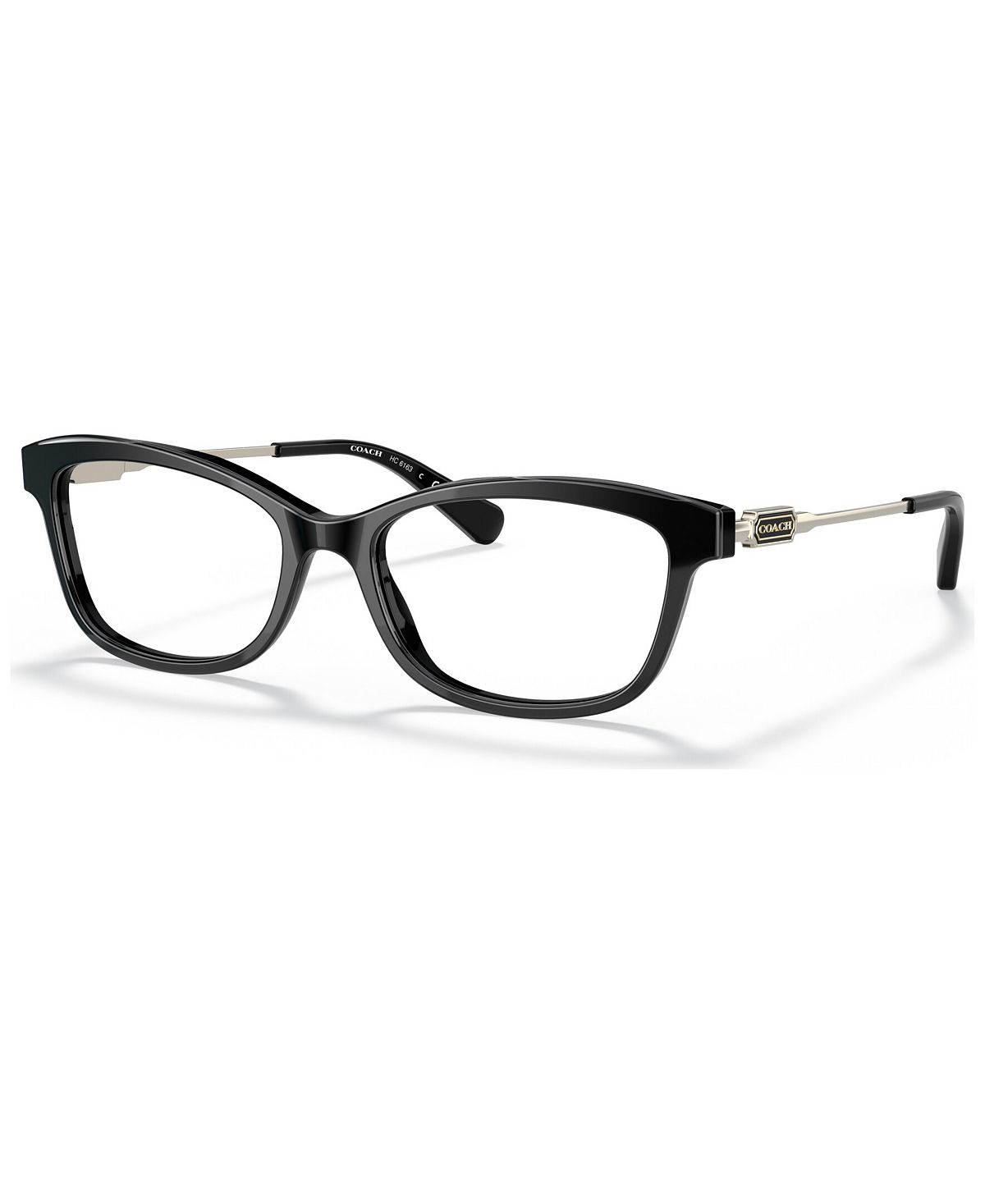 Женские прямоугольные очки HC6163 COACH, черный