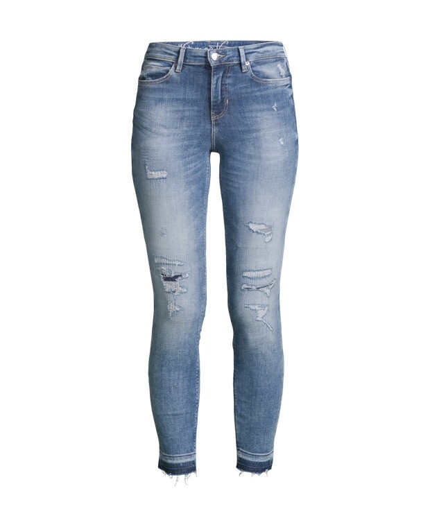 

Джинсы скинни Guess, синий