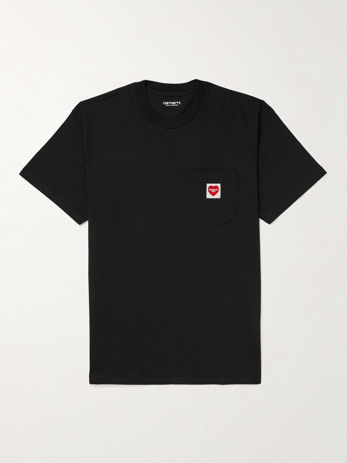 

Футболка из хлопкового джерси с аппликацией логотипа CARHARTT WIP, черный