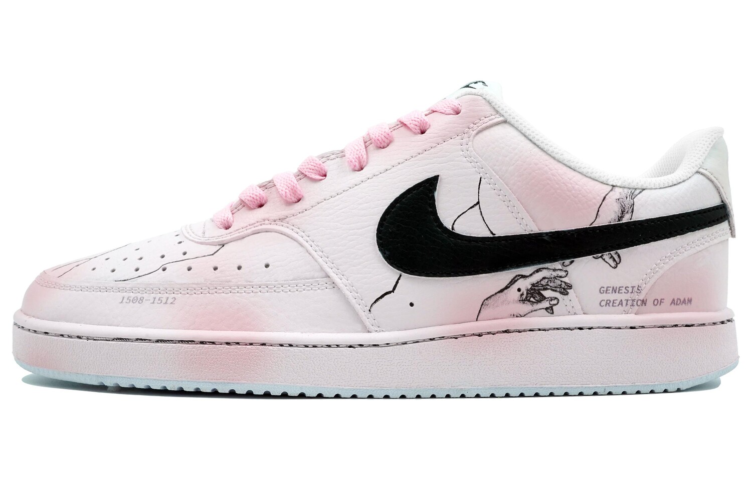 

Кроссовки Nike Court Vision 1 Skateboarding Shoes Women's Low-top Pink, розовый