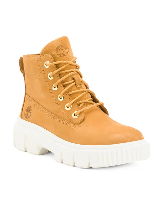 

Кожаные ботинки Greyfield на шнуровке Timberland, цвет Wheat