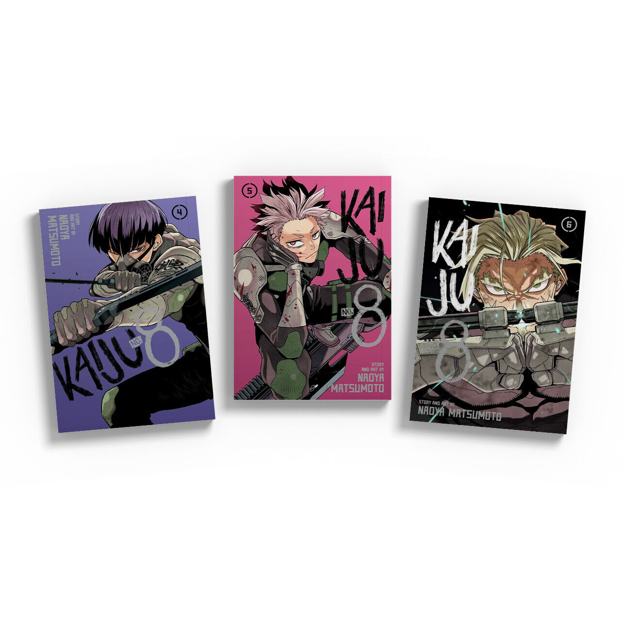 

Манга Kaiju No. 8 Manga (4-6) Bundle