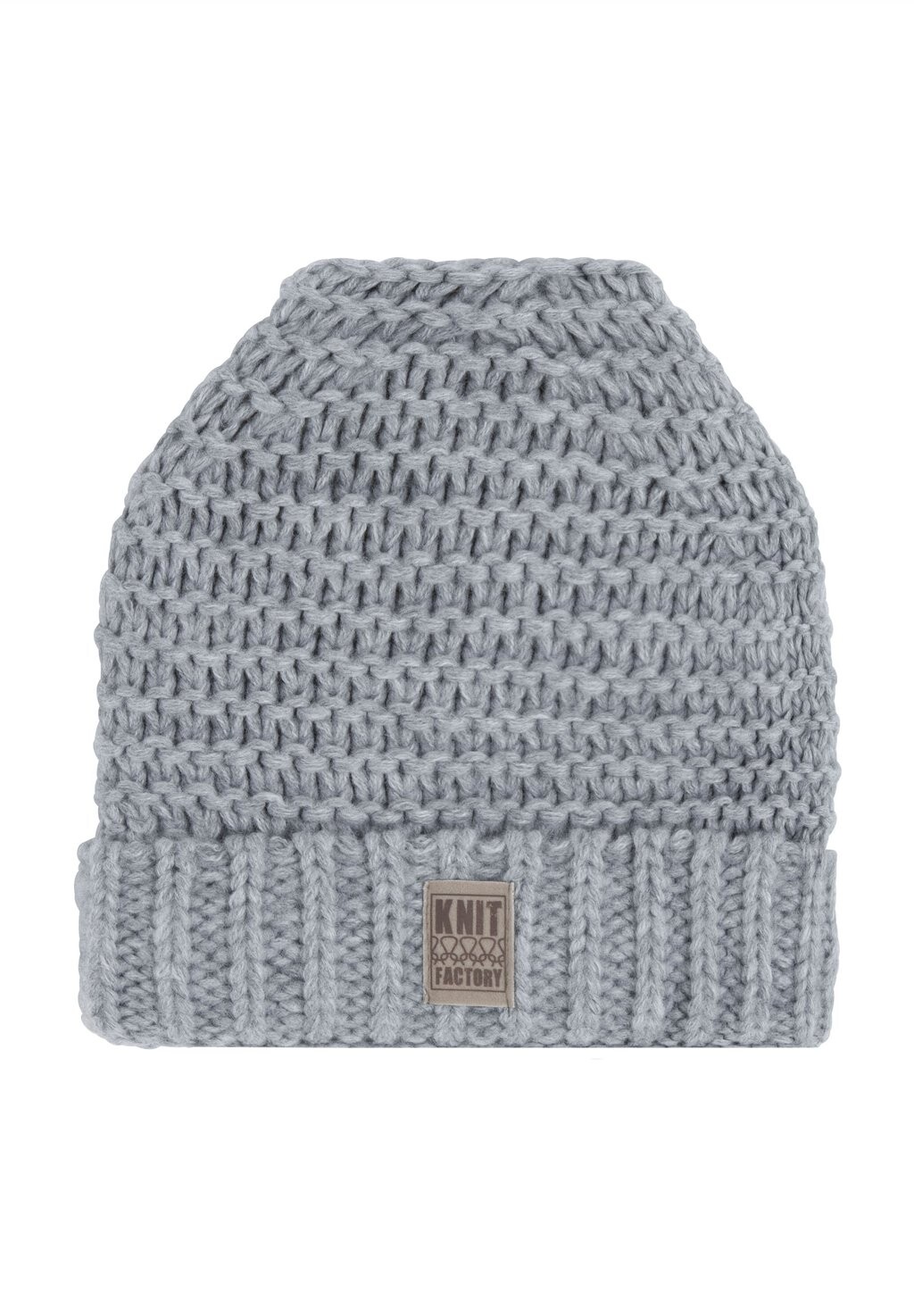 

Шапка ALEX Knit Factory, цвет light grey