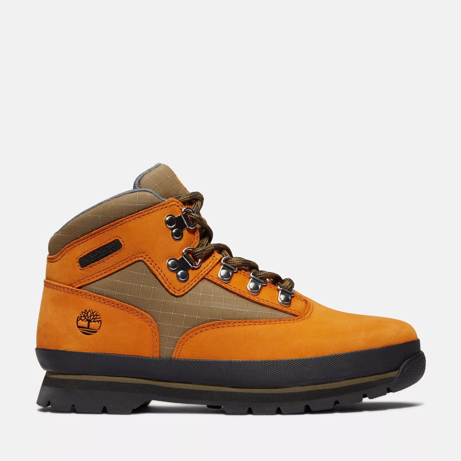 

Юниорские европейские туристические ботинки Timberland, цвет Orange Nubuck