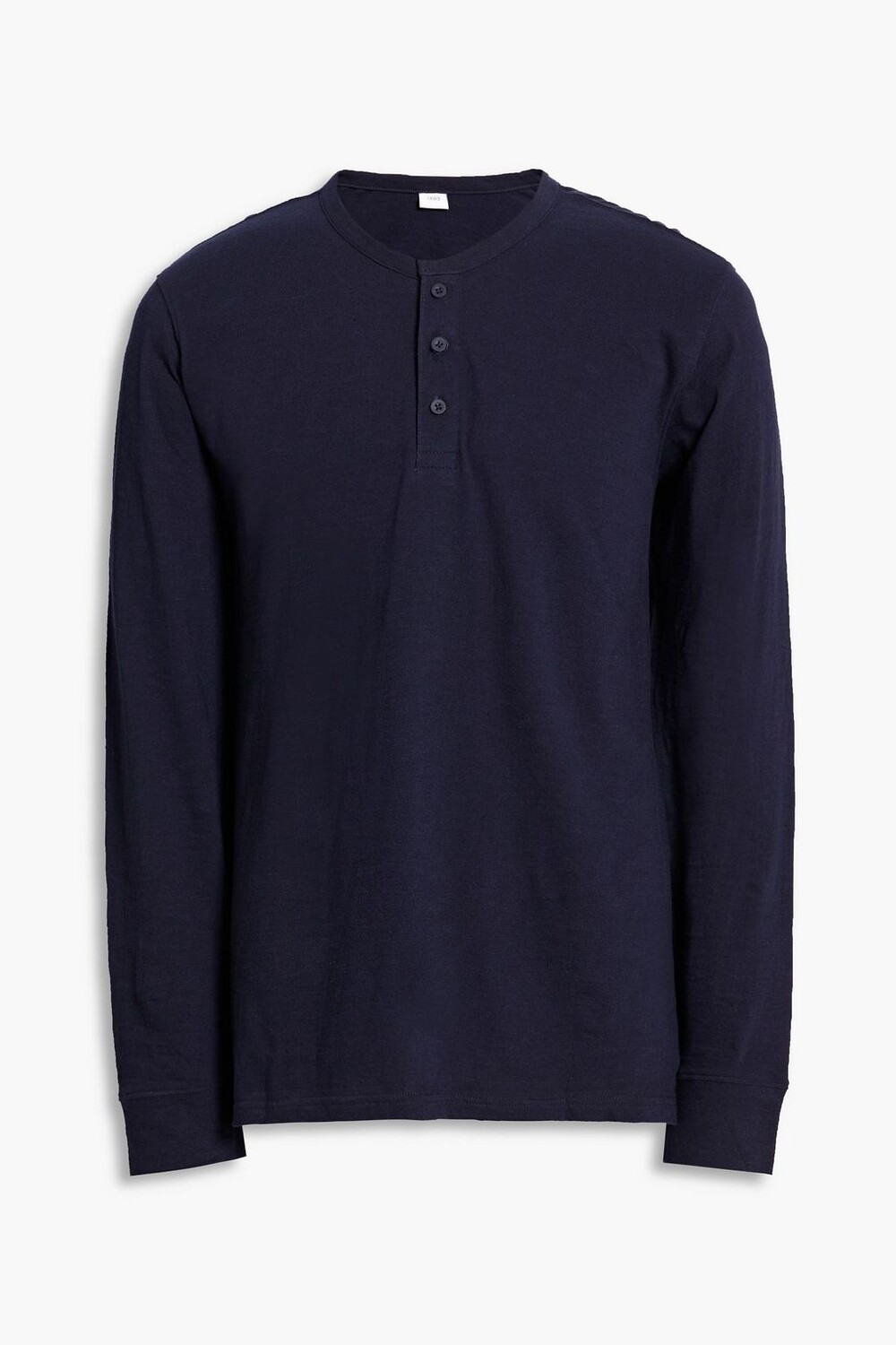

Футболка Henley из хлопкового джерси Slub ONIA, синий